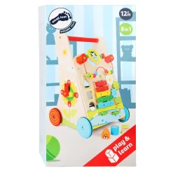 Small Foot - Houten Baby Walker Loopwagen Kleurrijk Hot