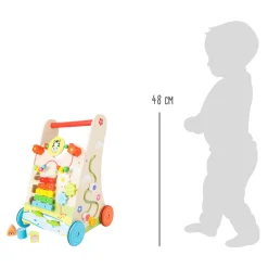 Small Foot - Houten Baby Walker Loopwagen Kleurrijk Hot