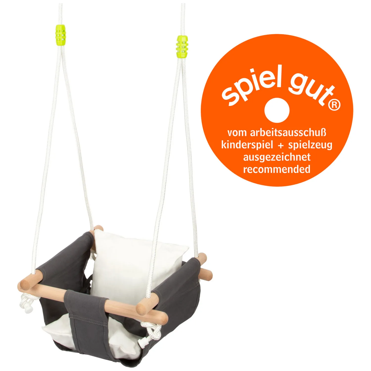 Small Foot - Houten Babyschommel met Kussen Sale
