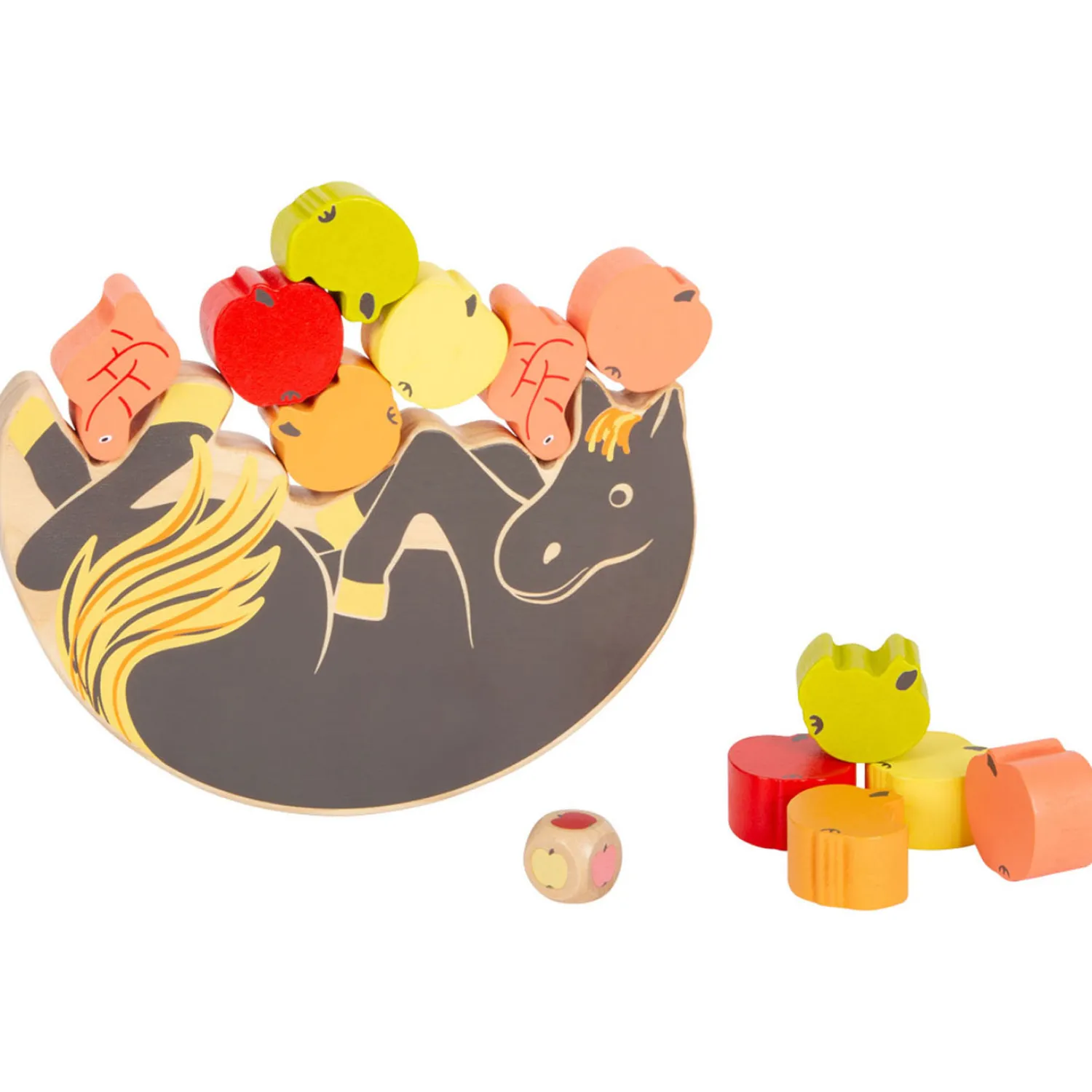 - Houten Balansspel Paard,7dlg.-Small Foot Sale