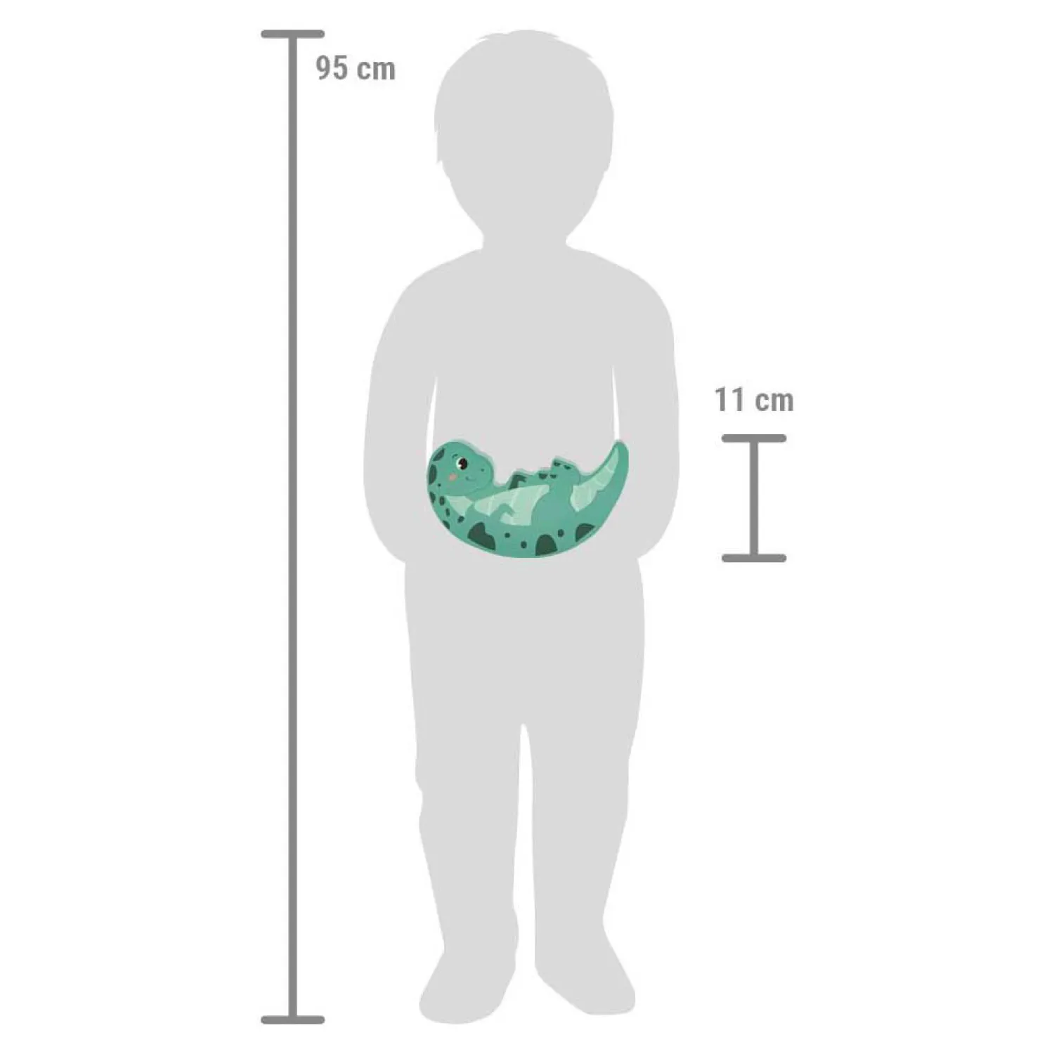 Small Foot - Houten Balansspel Dino, 14dlg. Hot