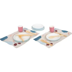  -  Houten Bestekset met Placemats, 18dlg.>Small Foot Hot
