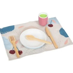 - Houten Bestekset met Placemats, 18dlg.><noscript><img width=