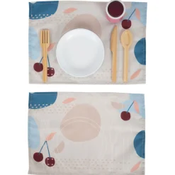 - Houten Bestekset met Placemats, 18dlg.><noscript><img width=