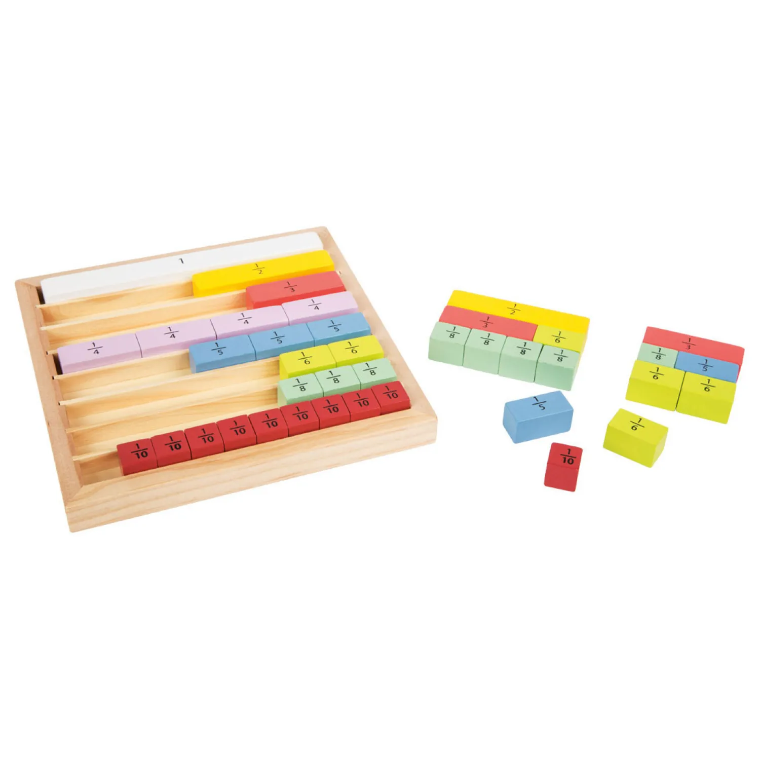 - Houten Blokjes met Breuken-Small Foot New