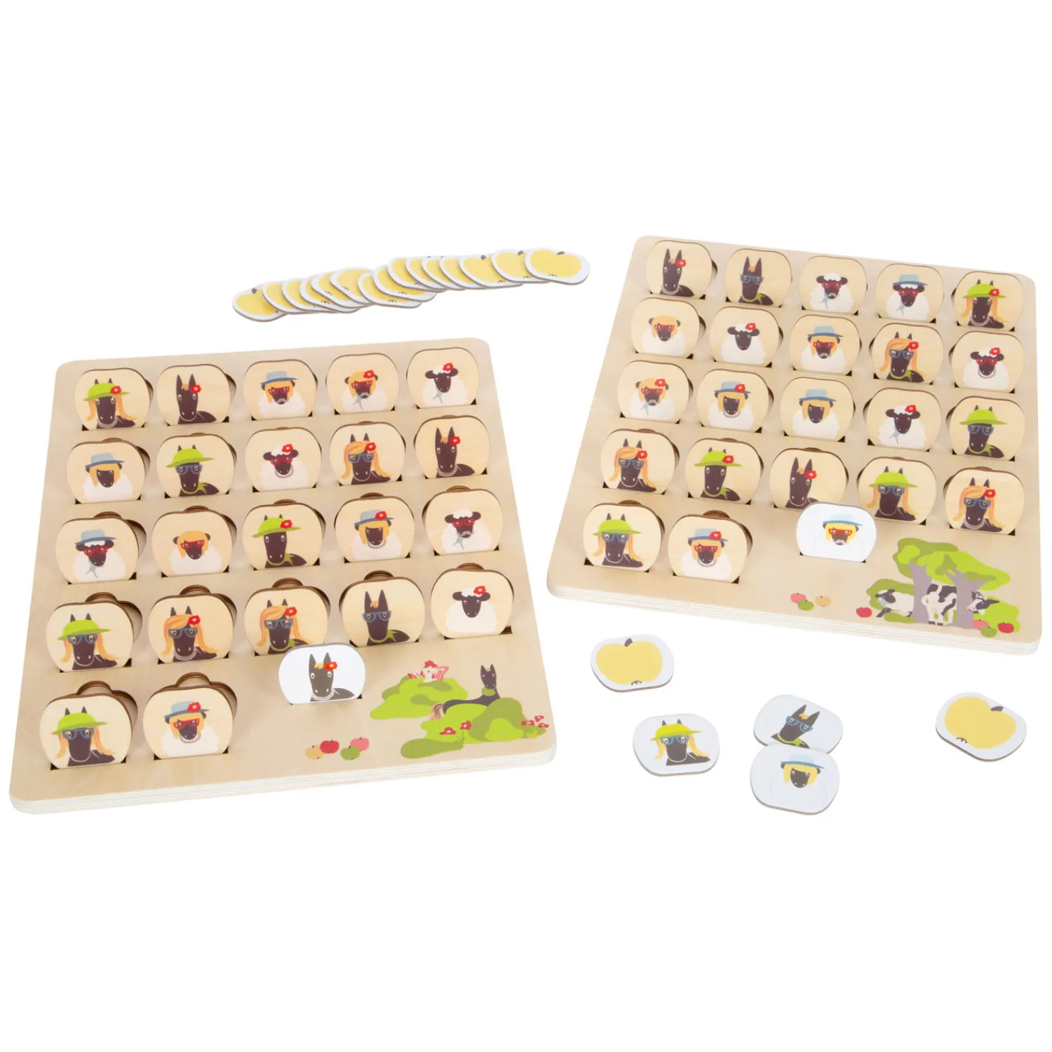 Small Foot - Houten Bordspel Raad Eens Wie Clearance