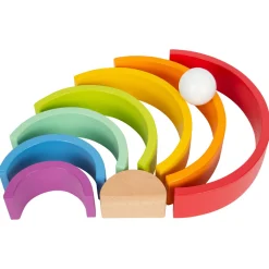 - Houten Bouwblokken Regenboog, 9dlg.><noscript><img width=