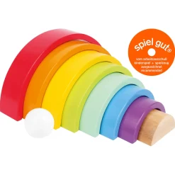 - Houten Bouwblokken Regenboog, 9dlg.><noscript><img width=