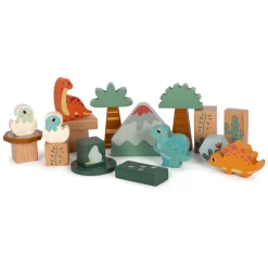- Houten Bouwblokken Dino, 50dlg.-Small Foot Outlet
