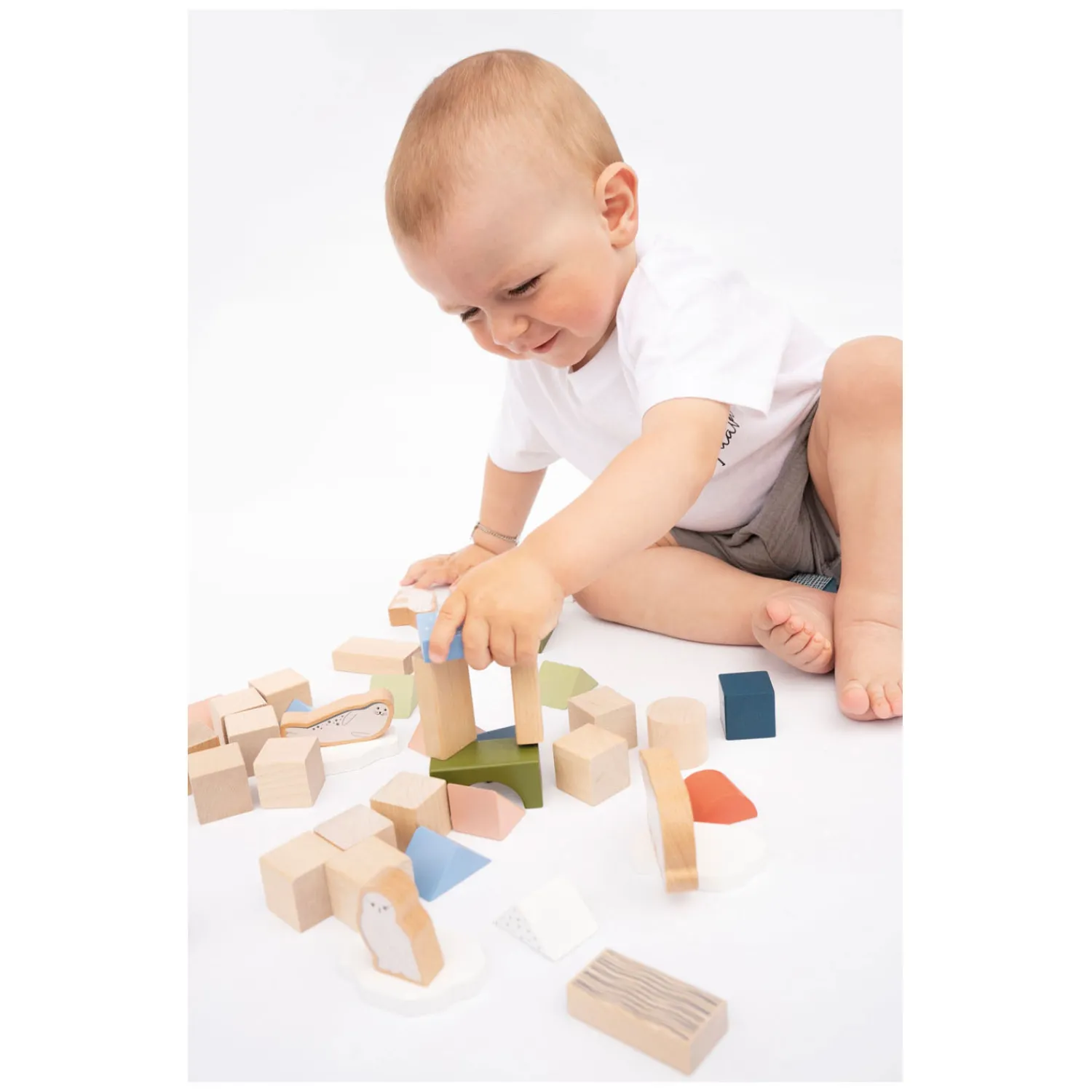 Small Foot - Houten Bouwblokken Arctic, 20dlg. Discount