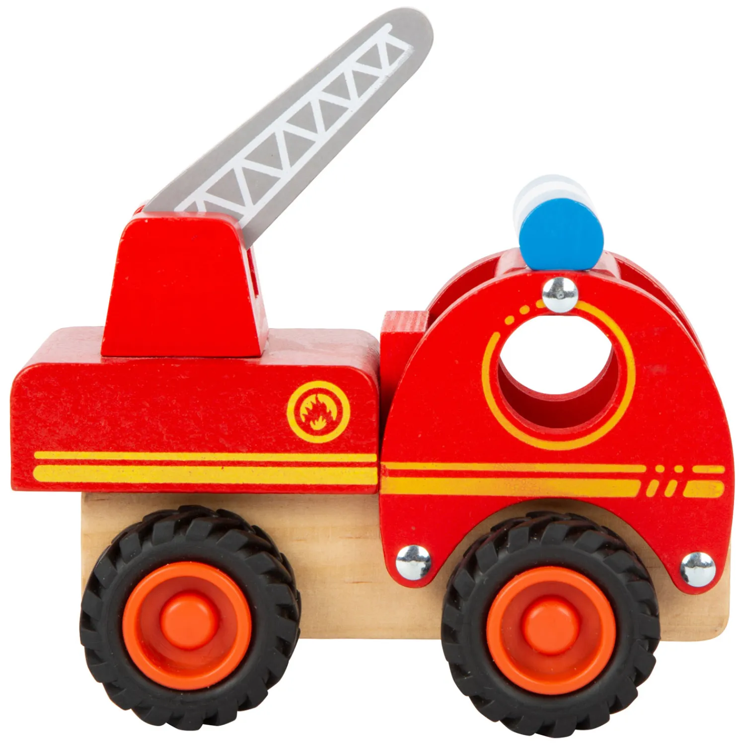 Small Foot - Houten Brandweerwagen met Ladder Hot