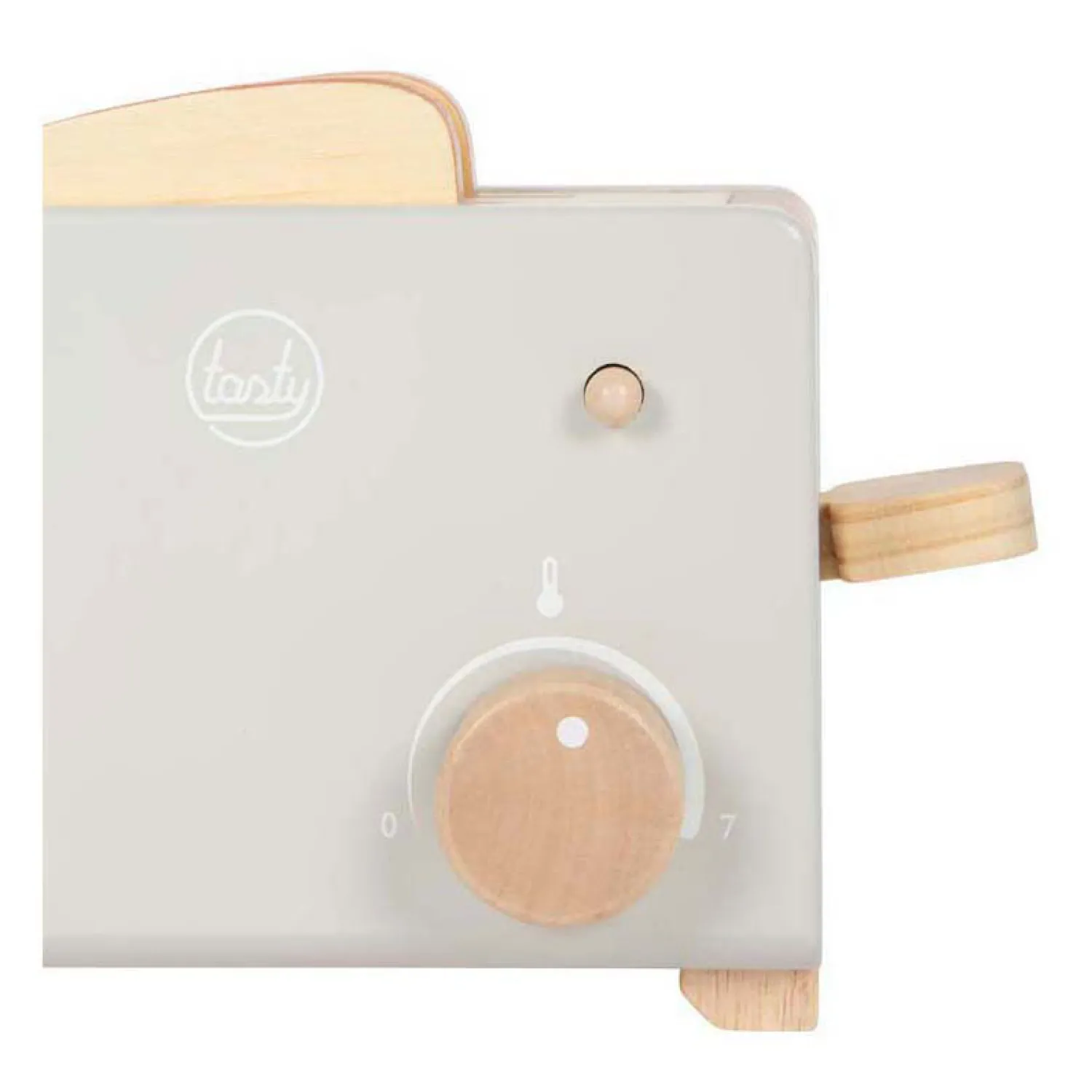 Small Foot - Houten Broodrooster Set Grijs "Tasty" Outlet