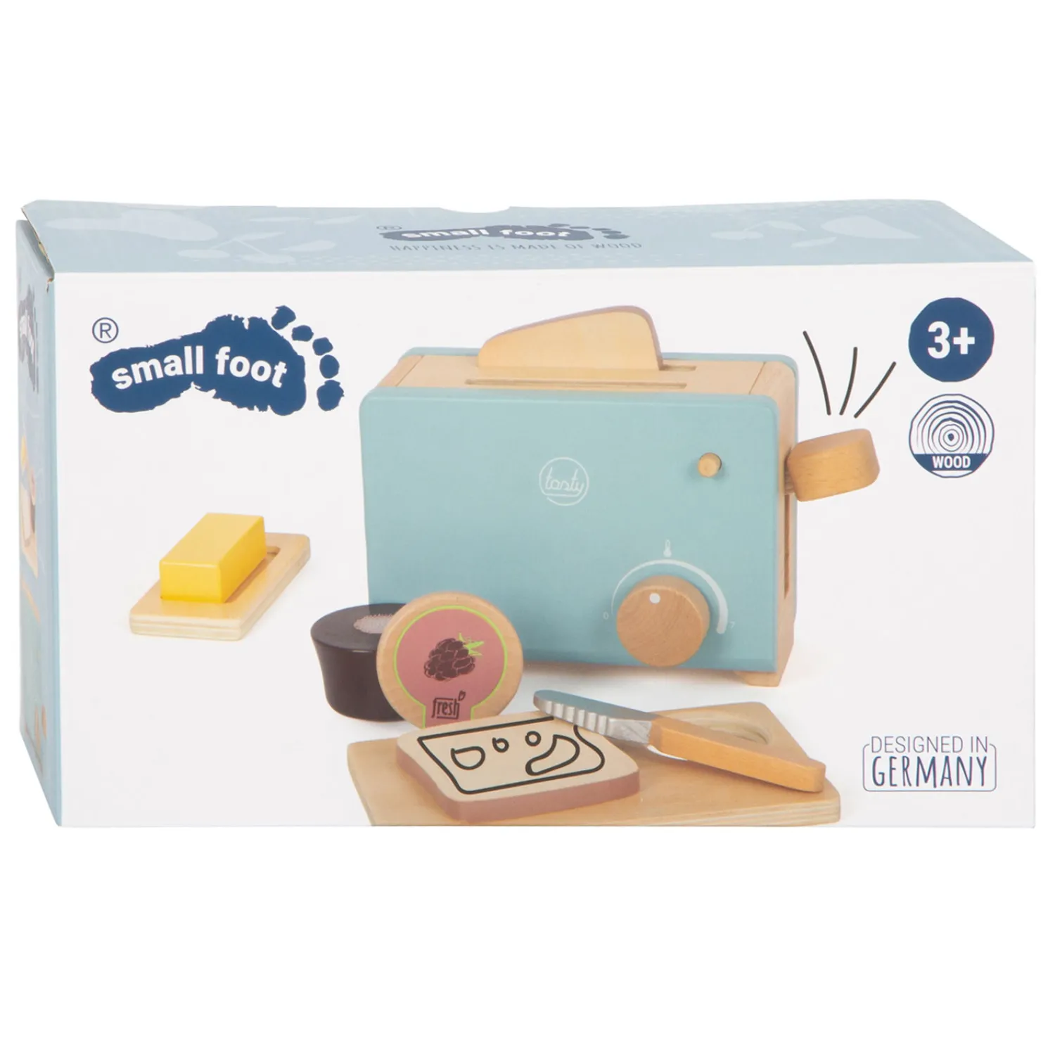 - Houten Broodrooster Set-Small Foot Discount