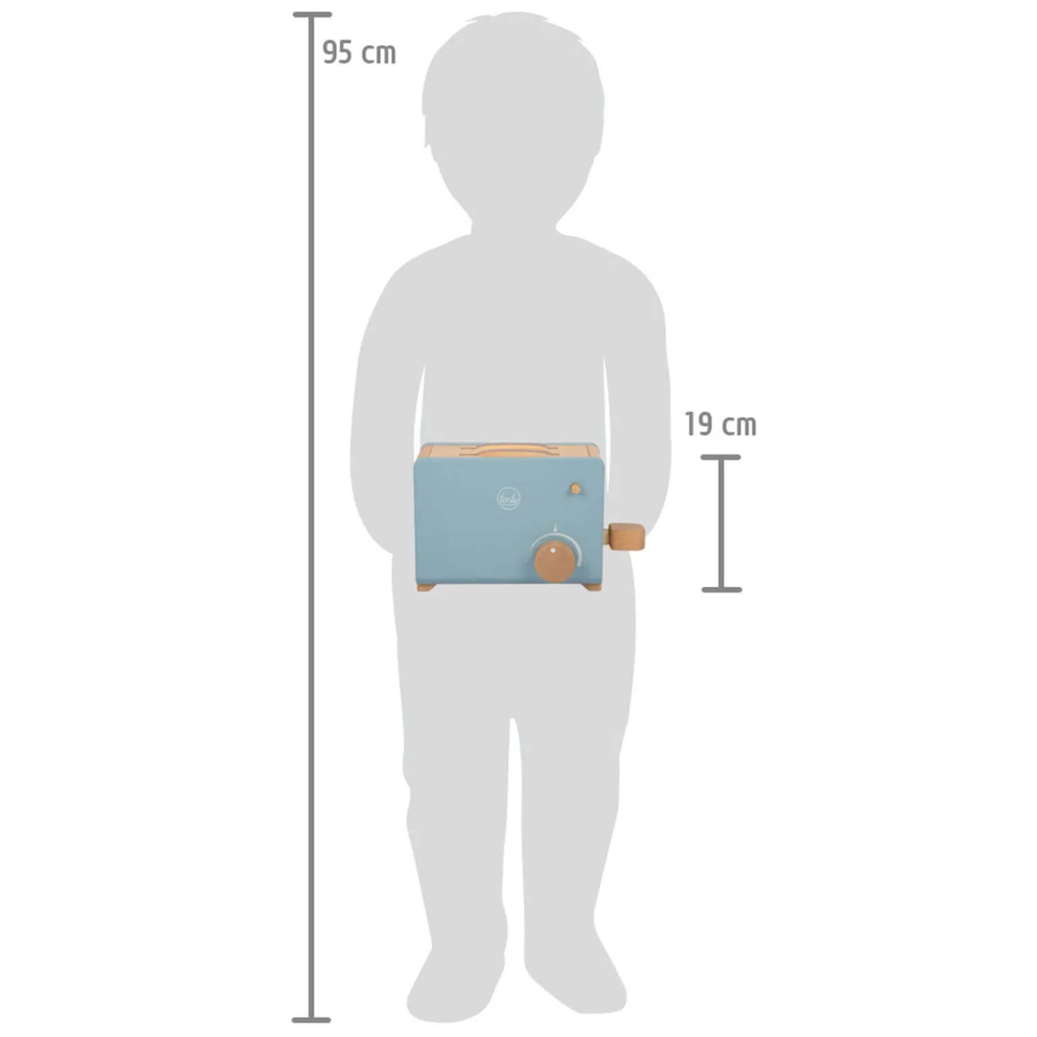 - Houten Broodrooster Set-Small Foot Discount