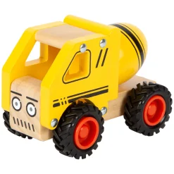 - Houten Cementvrachtwagen Geel-Small Foot Hot