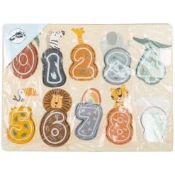 Small Foot  -  Houten Cijfer Puzzel Safari Online