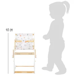 Small Foot - Houten Combi Poppenstoel Little Button Best