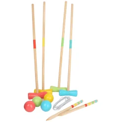 - Houten Croquet Buitenspel, 20dlg.-Small Foot Hot