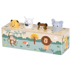 - Houten Dansende Dieren met Geluiden Safari FSC>Small Foot Clearance