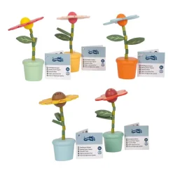 - Houten Dansende Bloemenfiguren - 10st.-Small Foot Clearance