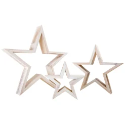 - Houten Decoratieve Sterren, 3st.>Small Foot Hot