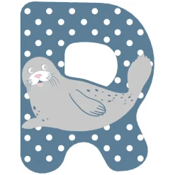 - Houten Dieren Kinderletter - R-Small Foot Best