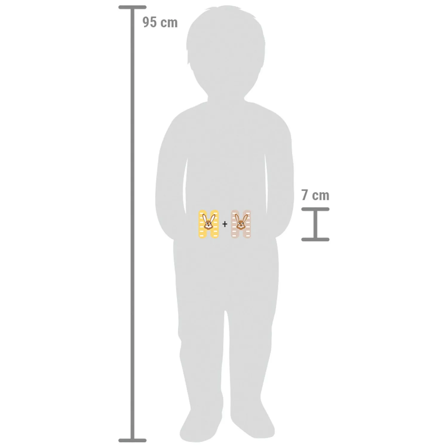 Small Foot - Houten Dieren Kinderletter - H Outlet