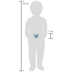 - Houten Dieren Kinderletter - W-Small Foot Outlet