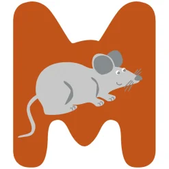 - Houten Dieren Kinderletter - M><noscript><img width=