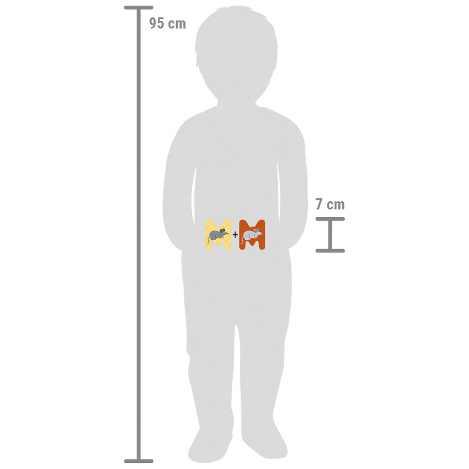 - Houten Dieren Kinderletter - M>Small Foot