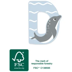 - Houten Dieren Kinderletter - D>Small Foot Clearance