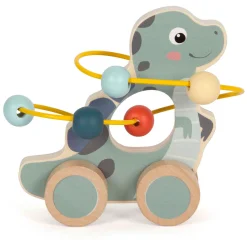 Small Foot - Houten Duwfiguur Motoriekspiraal Dino Sale