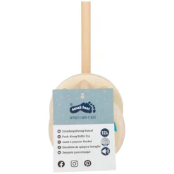 Small Foot - Houten Duwfiguur Rammelaar Hot