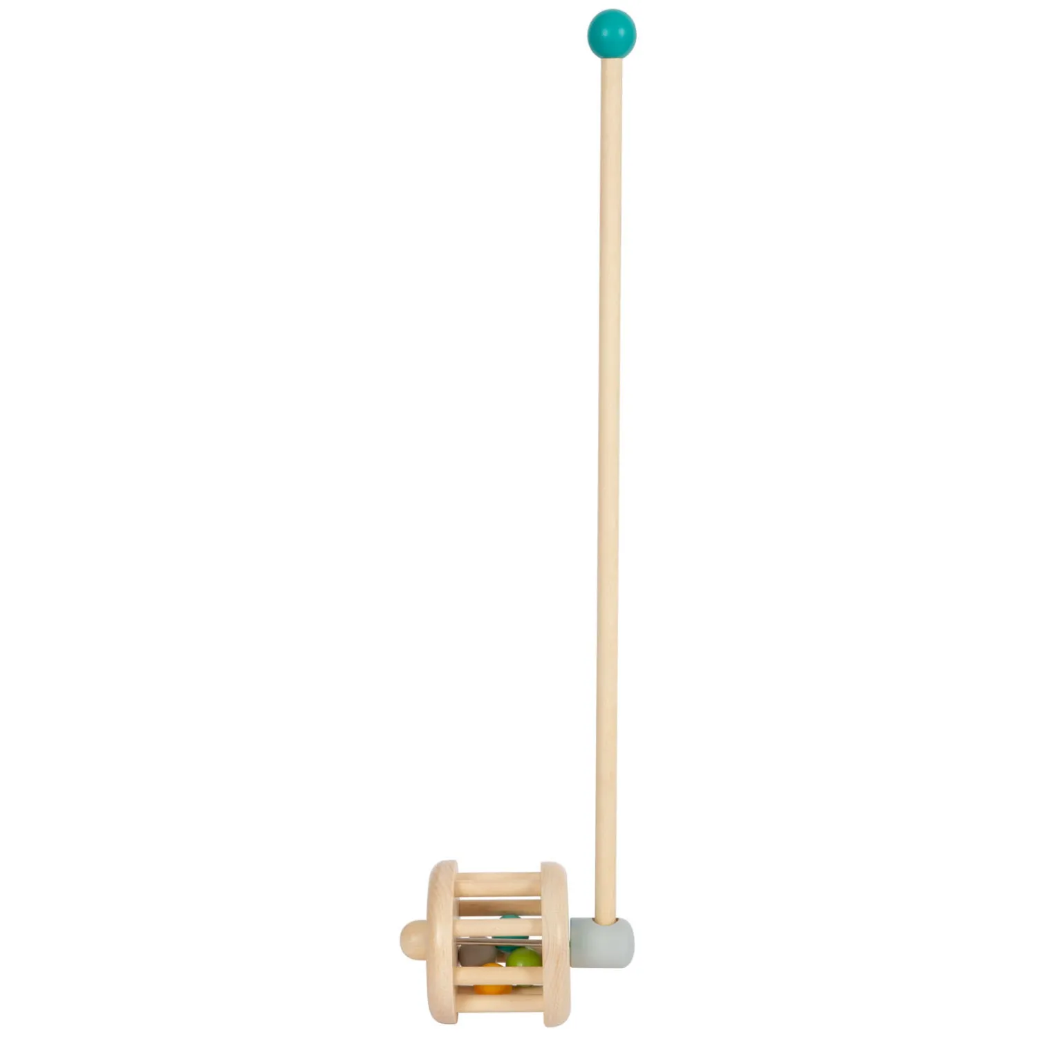 Small Foot - Houten Duwfiguur Rammelaar Hot