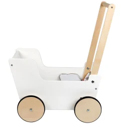 Small Foot - Houten Duwpoppenwagen Little Button Clearance
