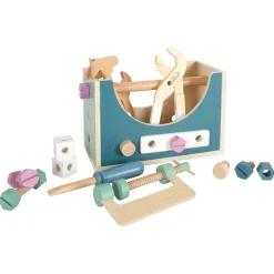  -  Houten Gereedschapskist Nordic 2in1, 28dlg.-Small Foot Outlet