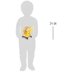 Small Foot - Houten Graafmachine Geel