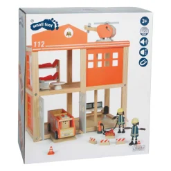 - Houten Grote Brandweerkazerne met Accessoires>Small Foot Discount