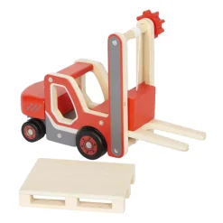 - Houten Heftruck met Pallet-Small Foot Clearance