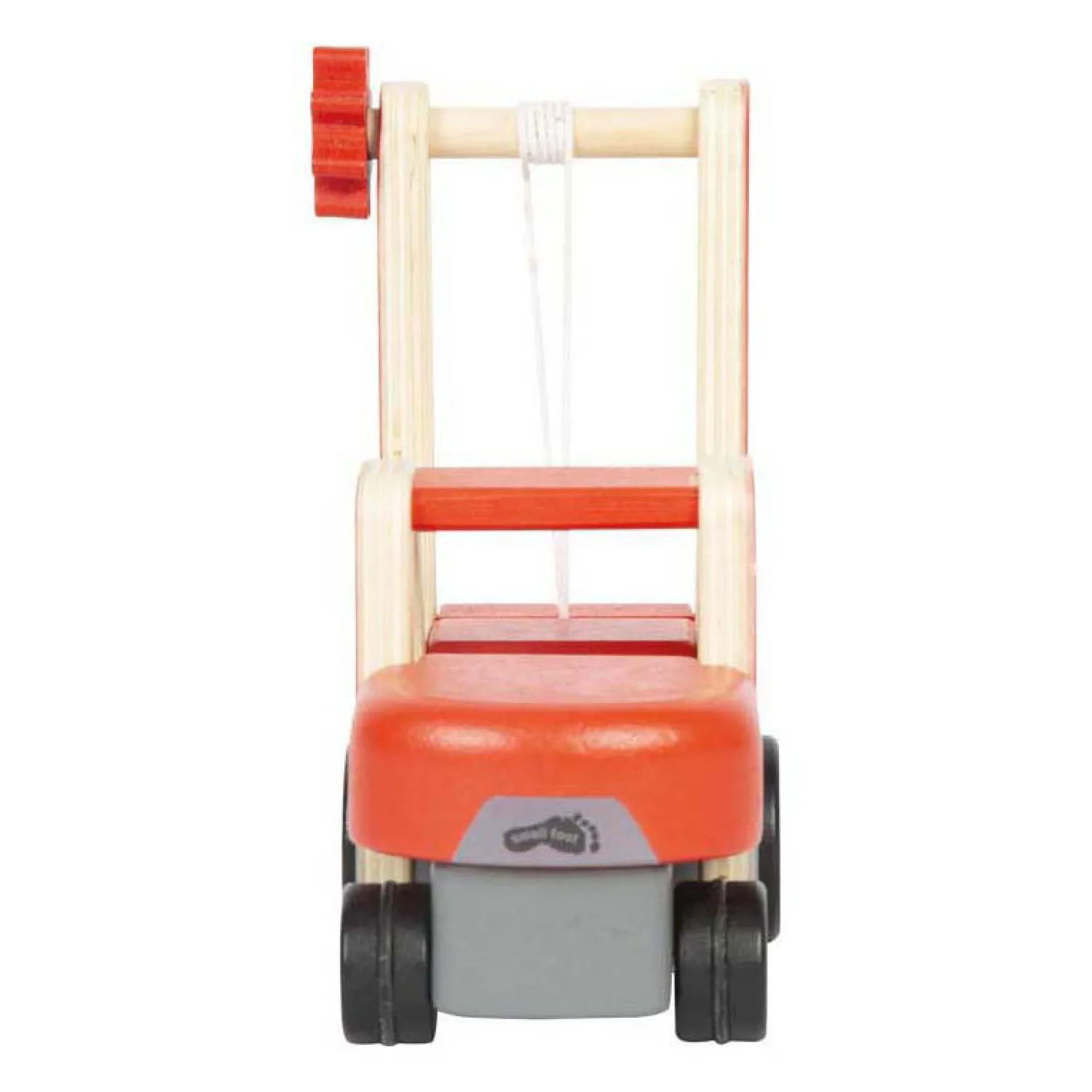- Houten Heftruck met Pallet-Small Foot Clearance