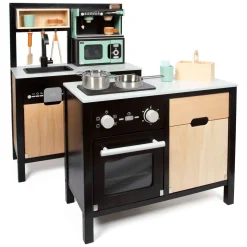 - Houten Industriele Keuken met Keukeneiland, 18dlg.><noscript><img width=