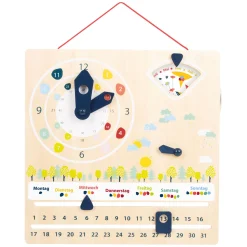 - Houten Kalenderklok Seizoenen (Duitstalig)>Small Foot
