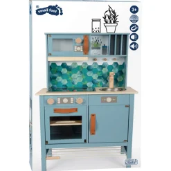  -  Houten Kinderkeuken Blauw, 7dlg.>Small Foot Best