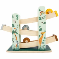 Small Foot - Houten Knikkerbaan Safari, 4dlg. New