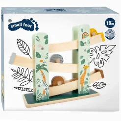 Small Foot - Houten Knikkerbaan Safari, 4dlg. New
