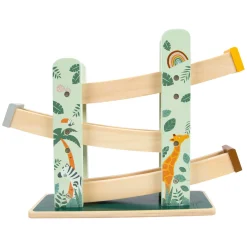 Small Foot - Houten Knikkerbaan Safari, 4dlg. New