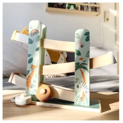 Small Foot - Houten Knikkerbaan Safari, 4dlg. New