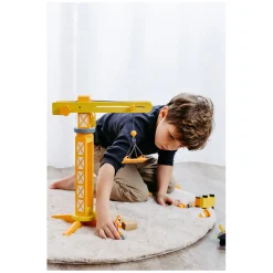 - Houten Kraan Bouwplaats met Accessoires, 14dlg.><noscript><img width=