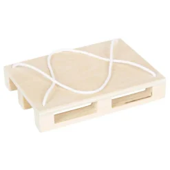 Small Foot -  Houten Kraanwagen Blauw met Pallet Online