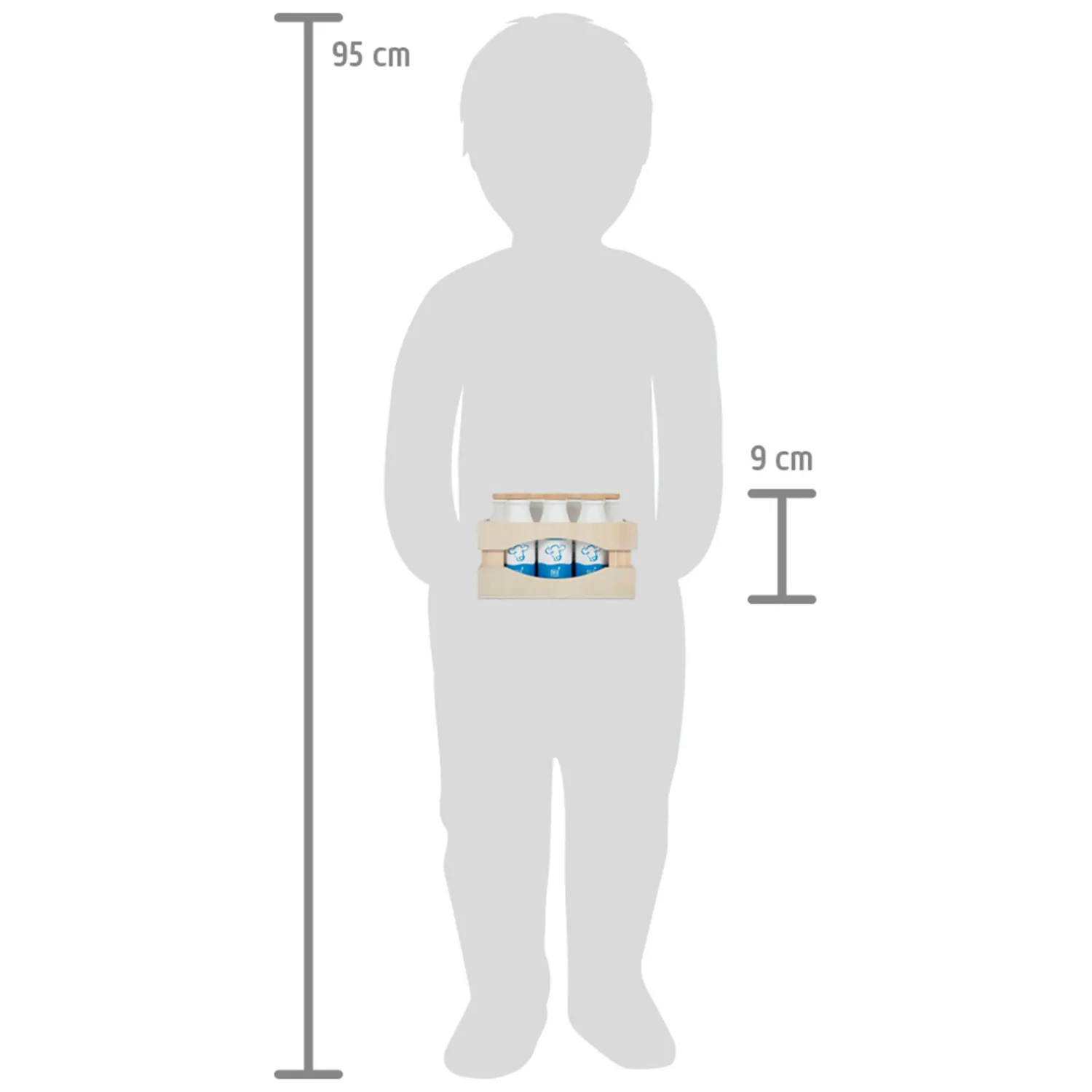 - Houten Krat met Melkflessen, 12dlg.>Small Foot Online